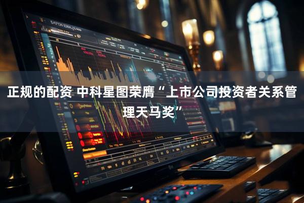 正规的配资 中科星图荣膺“上市公司投资者关系管理天马奖”