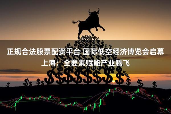 正规合法股票配资平台 国际低空经济博览会启幕上海：全要素赋能产业腾飞