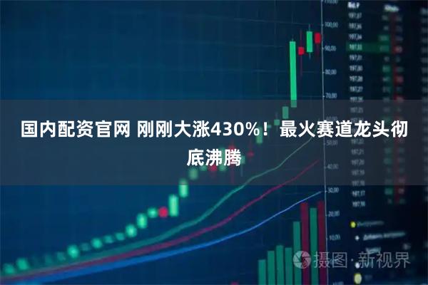 国内配资官网 刚刚大涨430%！最火赛道龙头彻底沸腾